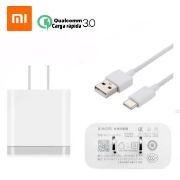 Cargador Original Xiaomi Redmi Note 8 Carga Rapida Garantia
